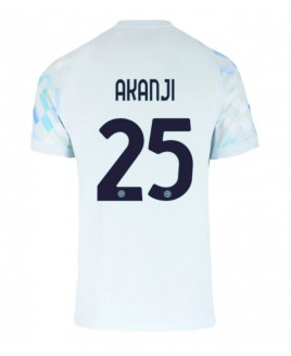 Günstige Inter Milan Manuel Akanji #25 Auswärtstrikot 2025-26 Kurzarm